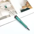 DIY Halloween blood drip beadable pen with shimmering teal finish ballpoint pen tool - Halloween Blood Drip Style / Teal