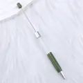 Bolígrafo de tubo vacío para cuentas DIY verde oliva para manualidades - Verde Loto