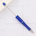Professional DIY beadable ballpoint pen in vibrant royal blue for jewelry making - Royal Blue
