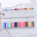 Bolígrafos de tubo vacío DIY multicolores para diseños de cuentas personalizados - Color Aleatorio