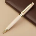 Elegant light wood business ballpoint pen with professional gold accents for corporate gift - Maple Wood Ballpoint Pen