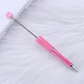 Bolígrafo rosa galvanizado UV para ensartar cuentas con acabado brillante para cuentas - Paquete Individual / Rosa Macarrón