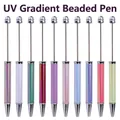 Bolígrafos de cuentas con degradado UV multicolor para proyectos creativos de bricolaje - Punta de Bala de 1,0 mm / 50 Piezas / Multicolor