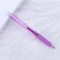 Retractable purple erasable gel pen with soft rubber grip for smooth writing tasks - 0.5mm / Purple