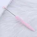 Bolígrafo largo rosa para decoraciones creativas de cuentas DIY - Rosa Claro