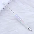 Bolígrafo iridiscente para cuentas con acabado blanco UV brillante para diseño DIY - Paquete Individual / Blanco Colorido