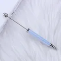 Bolígrafo de cuentas DIY de alta gama con acabado degradado de arcoíris UV iridiscente - Punta de Bala de 1,0 mm / 50 Piezas / Azul Azur Colorido