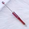 Bolígrafo DIY con chapado UV iridiscente en acabado metálico vibrante rojo y púrpura - Paquete Individual / Rojo Vino Caqui