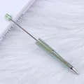 Bolígrafo para cuentas galvanizado UV iridiscente con acabado en verde azulado metálico - Paquete Individual / Verde Artemisa