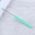 Bolígrafo de cuentas alargado verde menta premium para manualidades de joyería DIY - Verde Claro Caqui