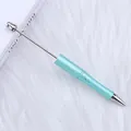 Bolígrafo de cuentas azul claro con textura de relieve para manualidades creativas - Azul Claro Caramelo