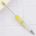 DIY beadable ballpoint pen with gradient pearlescent yellow finish for handmade crafting - Bullet Tip 1.0mm / Pearl Gradient Yellow
