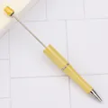 Yellow gradient pearlescent beadable ballpoint pen for DIY crafts and handmade gifts - Bullet Tip 1.0mm / Morandi Yellow