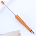 Creative DIY orange beadable ballpoint pen for unique handmade crafting projects - Bullet Tip 1.0mm / Khaki Orange