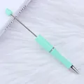 Mint green DIY beadable ballpoint pen for creative handmade stationery projects - Khaki Light Green