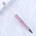 Elegant mauve pink DIY beadable ballpoint pen for creative handmade stationary gift - Bullet Tip 1.0mm / Lilac Purple