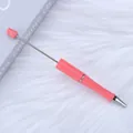 Pink DIY beadable ballpoint pen for handmade jewelry and craft accessories - Bullet Tip 1.0mm / Barbie Pink