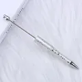 Bolígrafo para cuentas con acabado de purpurina plateada para manualidades DIY - 4-Degradado Plateado