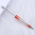 Elegante bolígrafo DIY para cuentas con cuerpo metálico degradado naranja y plata - 6-Degradado Naranja