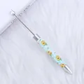 Bolígrafo DIY para cuentas con vibrantes motivos floraux de girasol y margarita - Estilo Girasol de Cuadros Azules