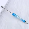 Bolígrafo de cuentas DIY con elegante degradado azul cielo estrellado para manual - 8-Degradado Azul Cielo