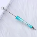 Bolígrafo de cuentas DIY degradado turquesa que muestra el detalle del flujo estelar - 9-Degradado Azul Real