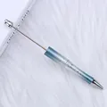 Elegante bolígrafo de cuentas DIY interestelar con diseño de estrellas azul - 10-Degradado Azul