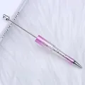 Bolígrafo de cuentas DIY con degradado rosa y una textura metálica de cielo estrellado - 13-Degradado Rosa Púrpura