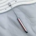 DIY beadable stylus pen with rose gold metallic finish and dual-function touch tip - Beaded Stylus Pen / 1.0mm Bullet Tip / 11-Pink