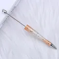 Bolígrafo de cuentas DIY con barril degradado estrellado y acabado metálico plata - 19-Degradado Dorado