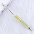 Bolígrafo de cuentas DIY premium galvanizado con un acabado verde lima metalizado brillante - Punta de Bala de 1,0 mm / Electroplated Lemon Yellow