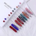 Luxury handcrafted full AB rhinestone ballpoint pens in multiple sparkling colors - 1.0mm Bullet Tip / Contact for More Colors