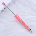 Bolígrafo de cuentas galvanizado por UV con un acabado metálico rosa brillante - Paquete Individual / Rosa Barbie