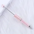 Bolígrafo de cuentas DIY rosa galvanizado elegante para hacer regalos creativos - Punta de Bala de 1,0 mm / Electroplated Princess Pink