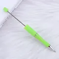 Bolígrafo de cuentas verde lime multiusos con punta de diamante para manualidades - Bolígrafo De Perlas / Verde Macarrón
