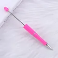 Bolígrafo multifuncional rosa para ensartar cuentas y punteado para joyería DIY y uñas - Bolígrafo De Perlas / Rojo Rosa Fluorescente