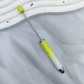 DIY beadable stylus pen featuring a light green gradient handle for touch screen devices - Beaded Stylus Pen / 1.0mm Bullet Tip / 39-Gradient Yellow