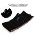 Elegant brown velvet double-opening jewelry storage box for necklace and pendant display - Large Pendant Box / 10x10x3.3cm
