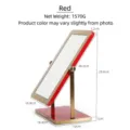 Professioneller rot-goldener Schmuck-Display-Spiegel für die Theke, 29,6 cm Höhe. - Abgerundeter Quadratischer Lackierter Spiegel / Größe 1 Packung