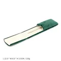 Elegante scatola portagioie in velluto verde scuro con bottone a pressione, 22,5x6x3,5 cm - Bracelet Box / Verde Scuro