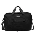 Large black functional travel duffel bag for men with shoulder strap and NOCOBAG logo - Black