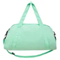 Large capacity mint green sports gym bag and travel duffel bag with shoulder strap - Green