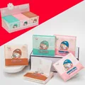Pañuelos faciales estampados Bubble Girl 120 hojas en paquetes suaves portátiles - Estilo Bubble Girl