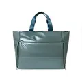 Bolso de viaje grande azul metalizado brillante para gimnasio, fitness y fin de semana. - Azul