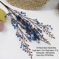 Blaue künstliche Schleierkraut Blumen mit 150 Köpfen für Heim und Hotel Dekoration - 5 Zweige 150 Köpfe / Blau