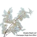 Realistische champagne kunstmatige bluebird blad tak voor bruiloft decor - Champagne