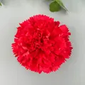 Artificial red carnation flower head for wedding DIY decor and home arrangements - Carnation Flower Head (B款花头3#) / Red