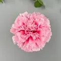 Elegant pink artificial carnation flower head for wedding DIY projects and home decor - Carnation Flower Head (B款花头8#)