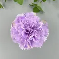Single purple artificial carnation flower head for DIY wedding decor and photography - Carnation Flower Head (B款花头12#)