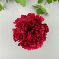 Detailed red artificial carnation flower head for wedding DIY decoration and home setup - Carnation Flower Head (B款花头18#)